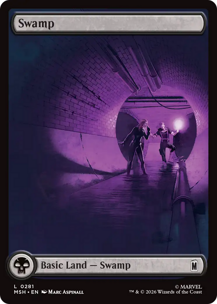 Swamp - Common Basic Land — Swamp card from Marvel Super Heroes