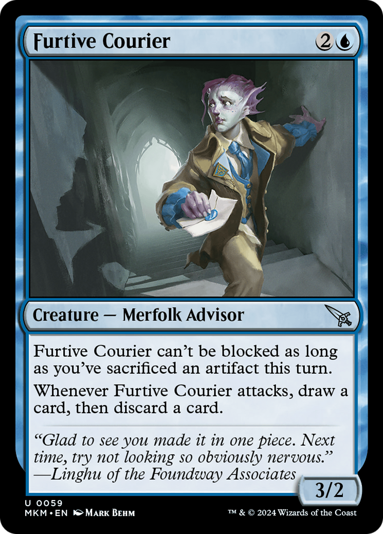 Image of card Furtive Courier