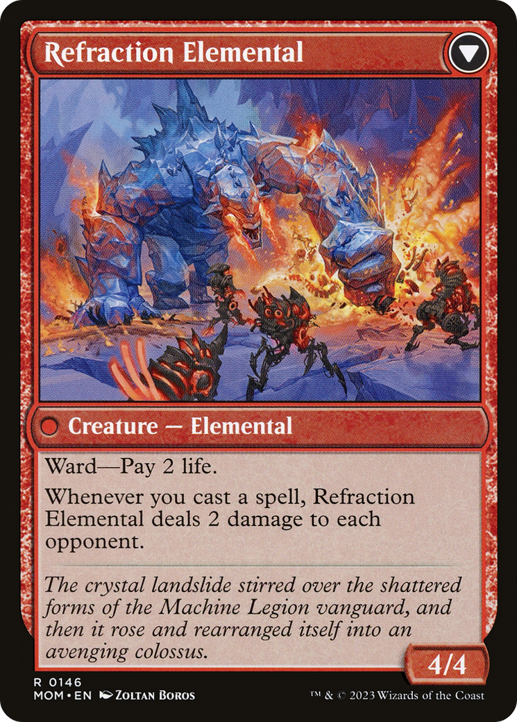 Image of card Invasion of Karsus // Refraction Elemental back