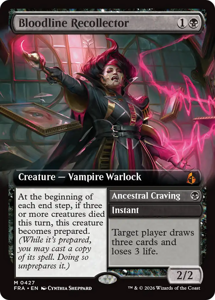 Bloodline Recollector // Ancestral Craving - Mythic Instant card from Reality Fracture
