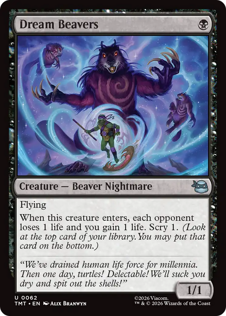 Dream Beavers - Creature — Beaver Nightmare used in Esper Pixie main decks