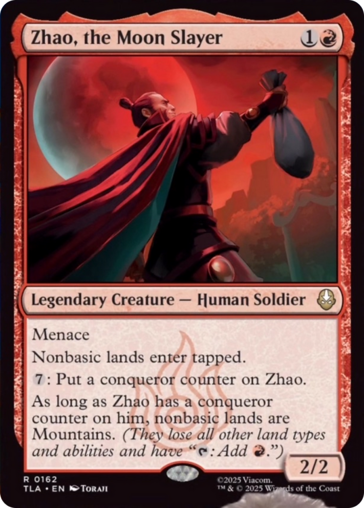 Zhao, the Moon Slayer - Legendary Creature — Human Soldier used in Mono-Red main decks