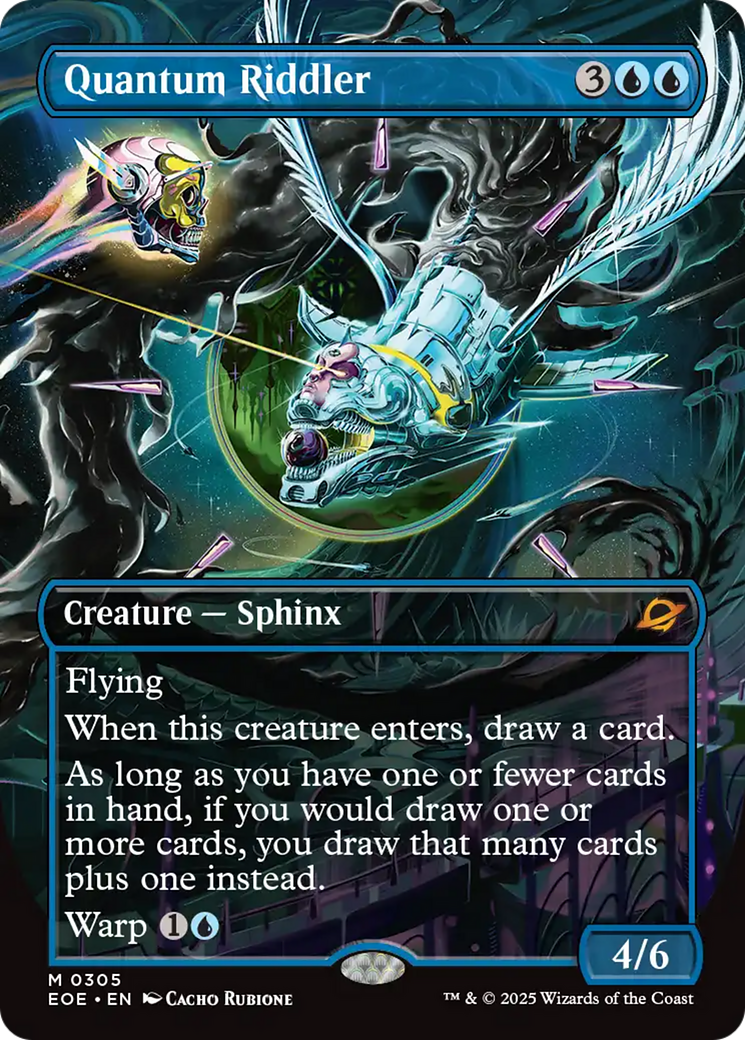 Quantum Riddler - Mythic Creature — Sphinx card from Edge of Eternities