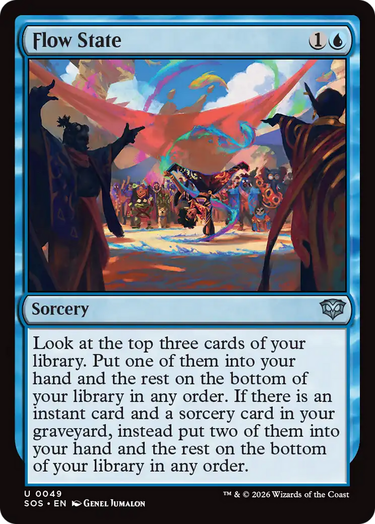 Flow State - Uncommon Sorcery card from Secrets of Strixhaven