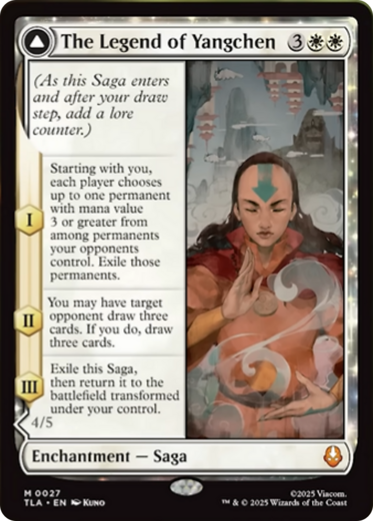 The Legend of Yangchen // Avatar Yangchen - Mythic Legendary Creature — Avatar card from Avatar: The Last Airbender