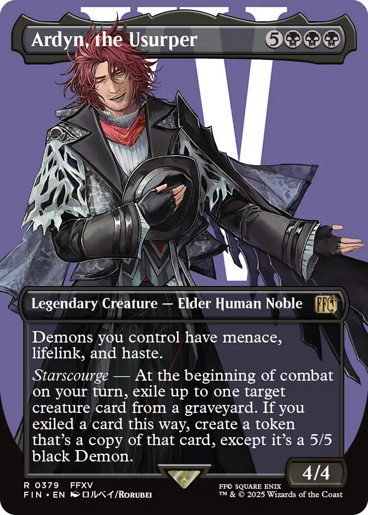Ardyn, the Usurper - Rare Legendary Creature — Elder Human Noble card from Final Fantasy