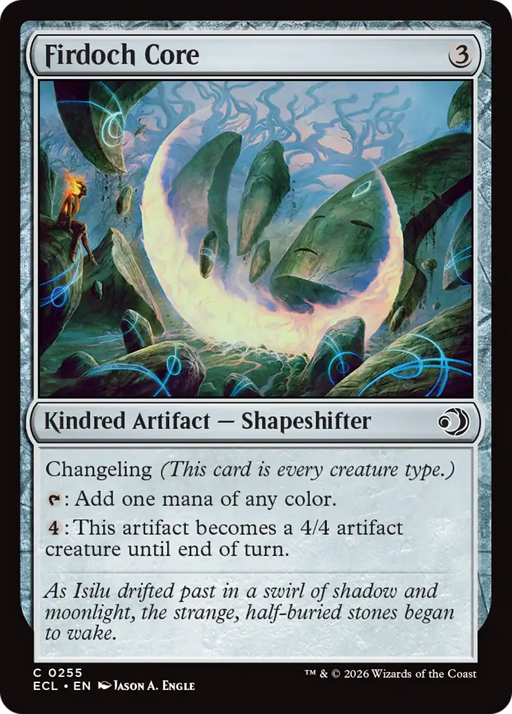 Firdoch Core - Common Kindred Artifact — Shapeshifter card from Lorwyn Eclipsed