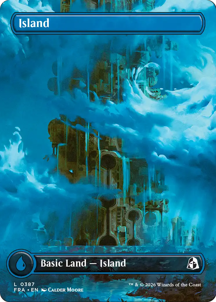 Island - Common Basic Land — Island card from Reality Fracture