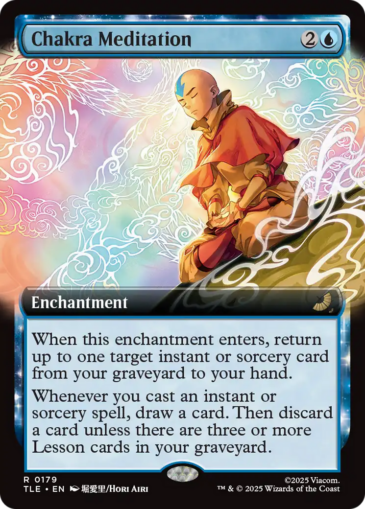Chakra Meditation - Rare Enchantment card from Avatar: The Last Airbender Eternal