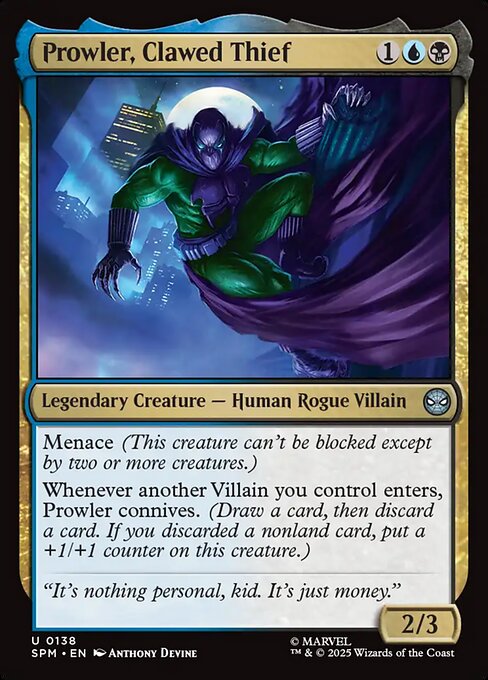 Image of Prowler, Clawed Thief