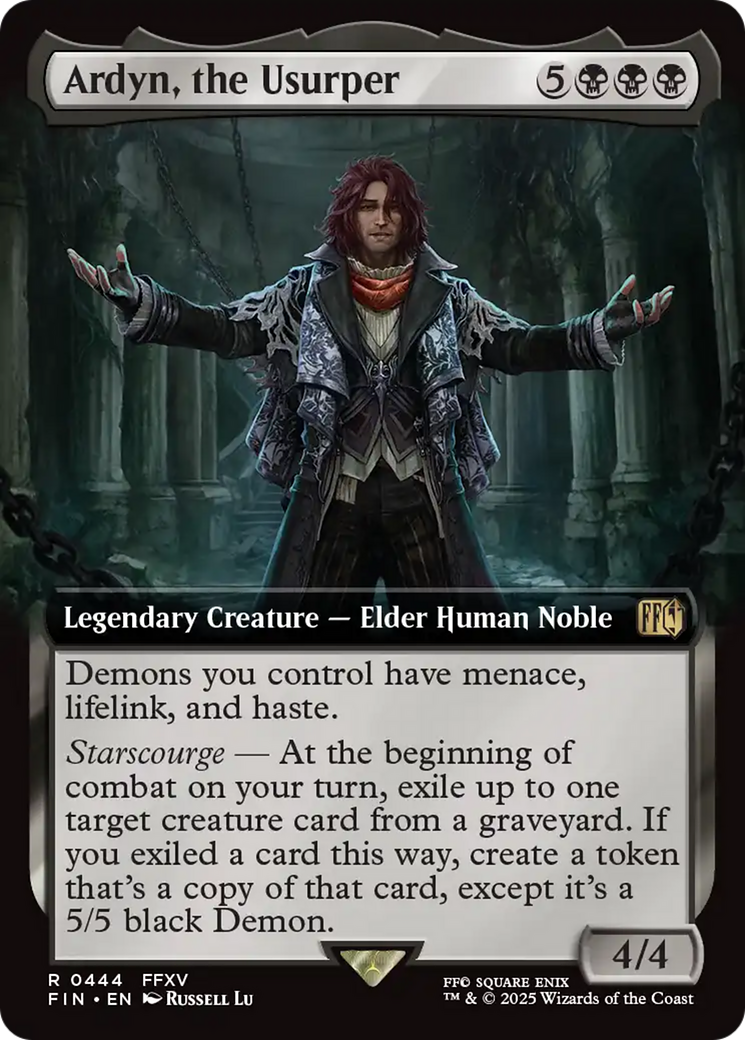 Ardyn, the Usurper - Rare Legendary Creature — Elder Human Noble card from Final Fantasy