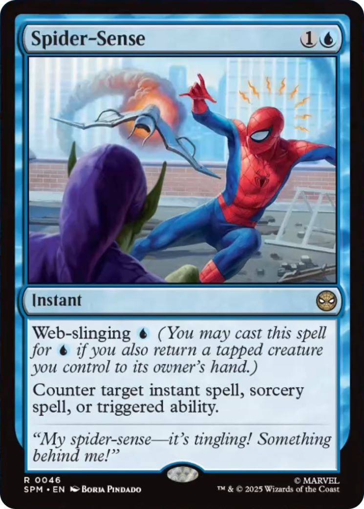 Spider-Sense - Rare Instant card from Marvel's Spider-Man