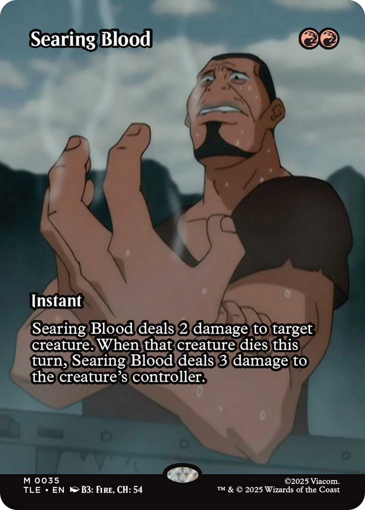 Searing Blood - Mythic Instant card from Avatar: The Last Airbender Eternal