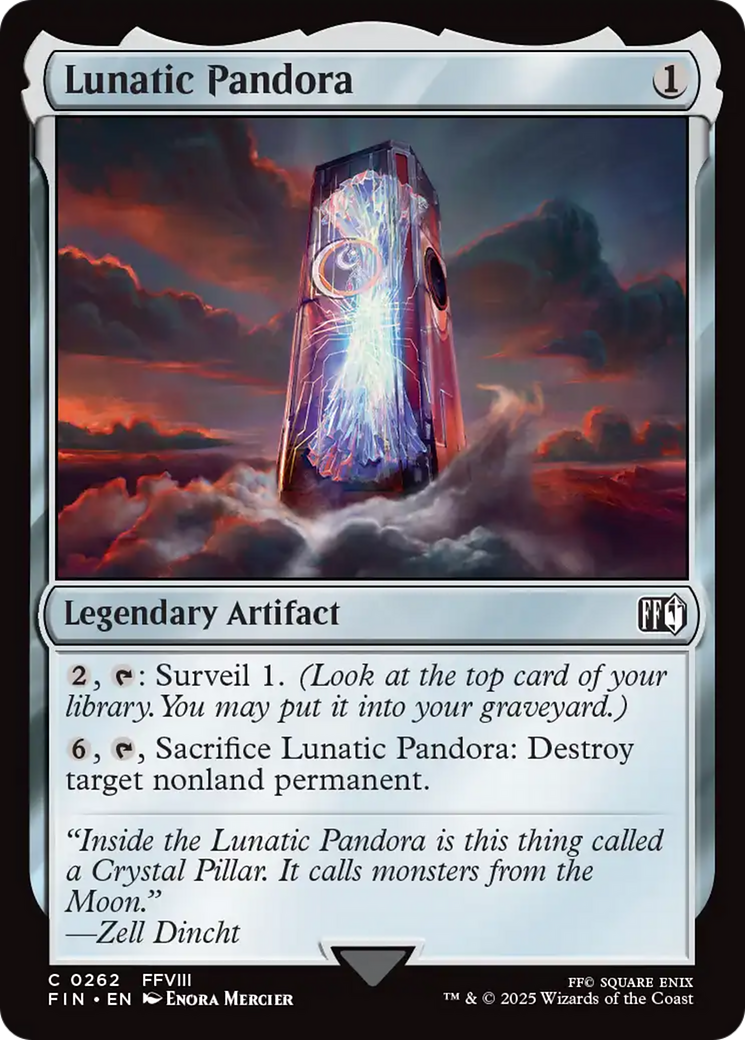 Lunatic Pandora - Common Legendary Artifact card from Final Fantasy