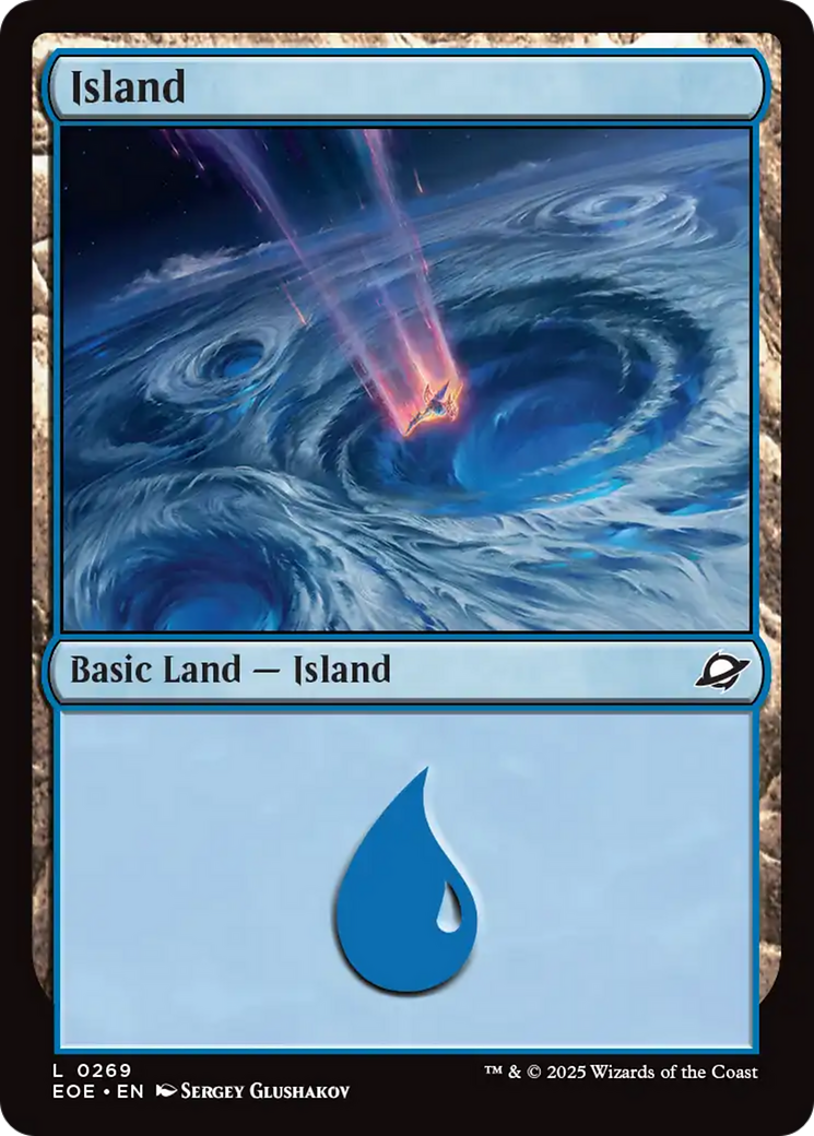 Island - Common Basic Land — Island card from Edge of Eternities