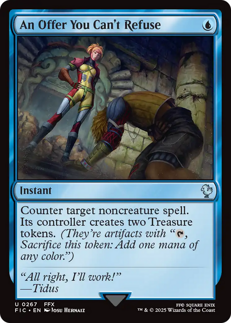 An Offer You Can't Refuse - Uncommon Instant card from Final Fantasy Commander