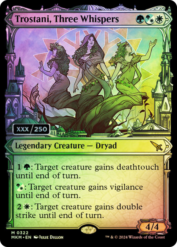 Trostani, Three Whispers - Mythic Legendary Creature — Dryad card from Murders at Karlov Manor
