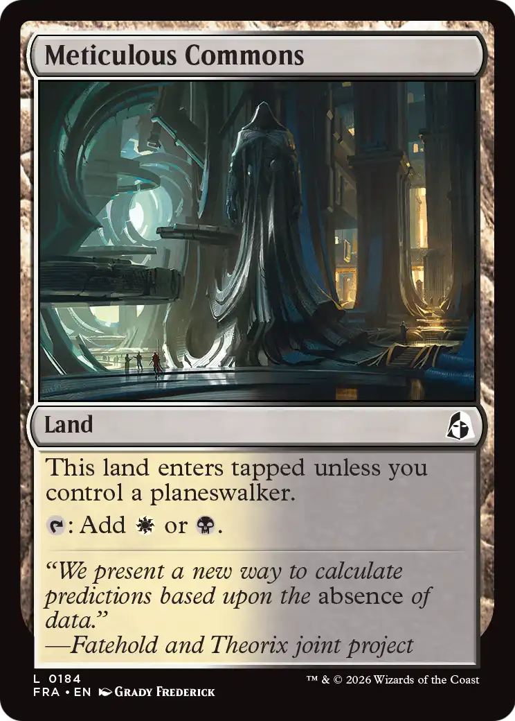 Meticulous Commons - Common Land card from Reality Fracture