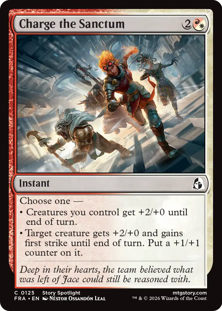Charge the Sanctum - Common Instant card from Reality Fracture