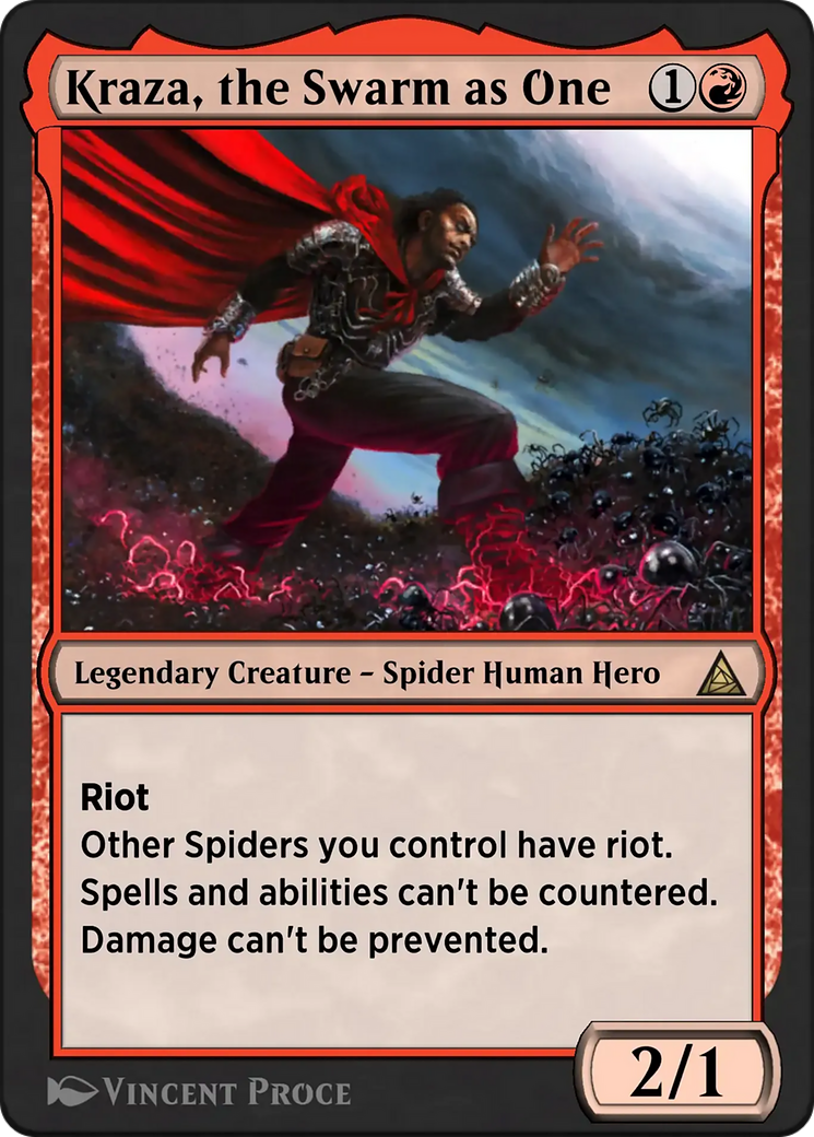 Spider-Punk - Rare Legendary Creature — Spider Human Hero card from Through the Omenpaths