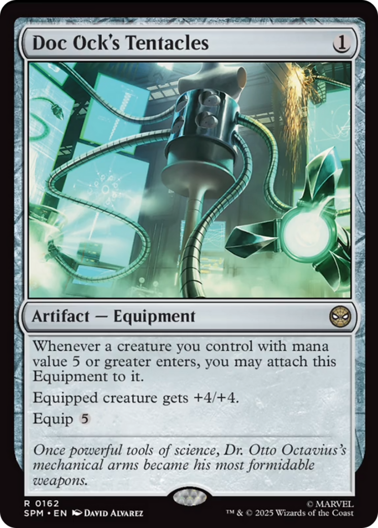 Doc Ock's Tentacles - Rare Artifact — Equipment card from Marvel's Spider-Man