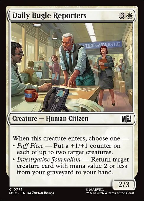 Image of Daily Bugle Reporters