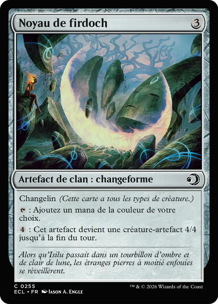 Firdoch Core - Common Kindred Artifact — Shapeshifter card from Lorwyn Eclipsed