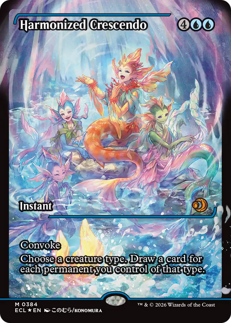 Harmonized Crescendo - Mythic Instant card from Lorwyn Eclipsed