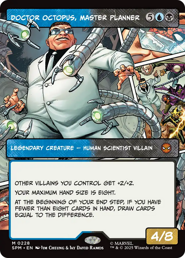 Doctor Octopus, Master Planner - Mythic Legendary Creature — Human Scientist Villain card from Marvel's Spider-Man