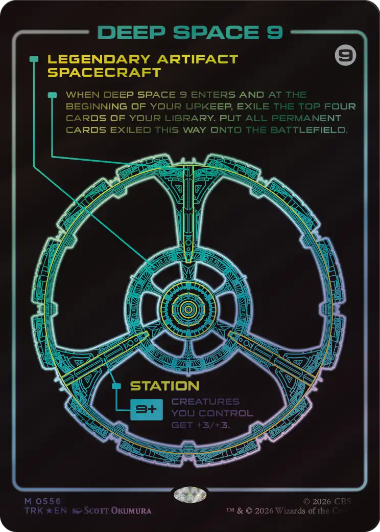 Deep Space 9 - Mythic Legendary Artifact — Spacecraft card from Star Trek