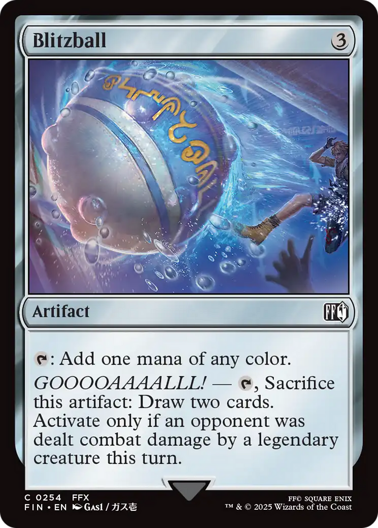 Blitzball - Common Artifact card from Final Fantasy