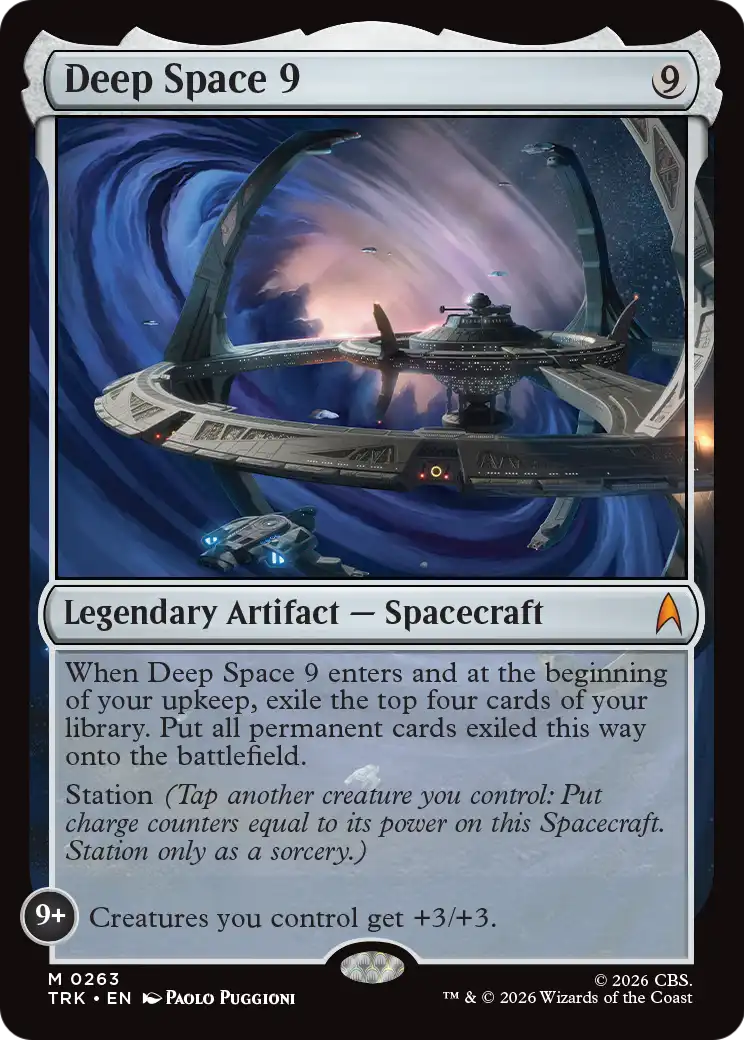 Deep Space 9 - Mythic Legendary Artifact — Spacecraft card from Star Trek