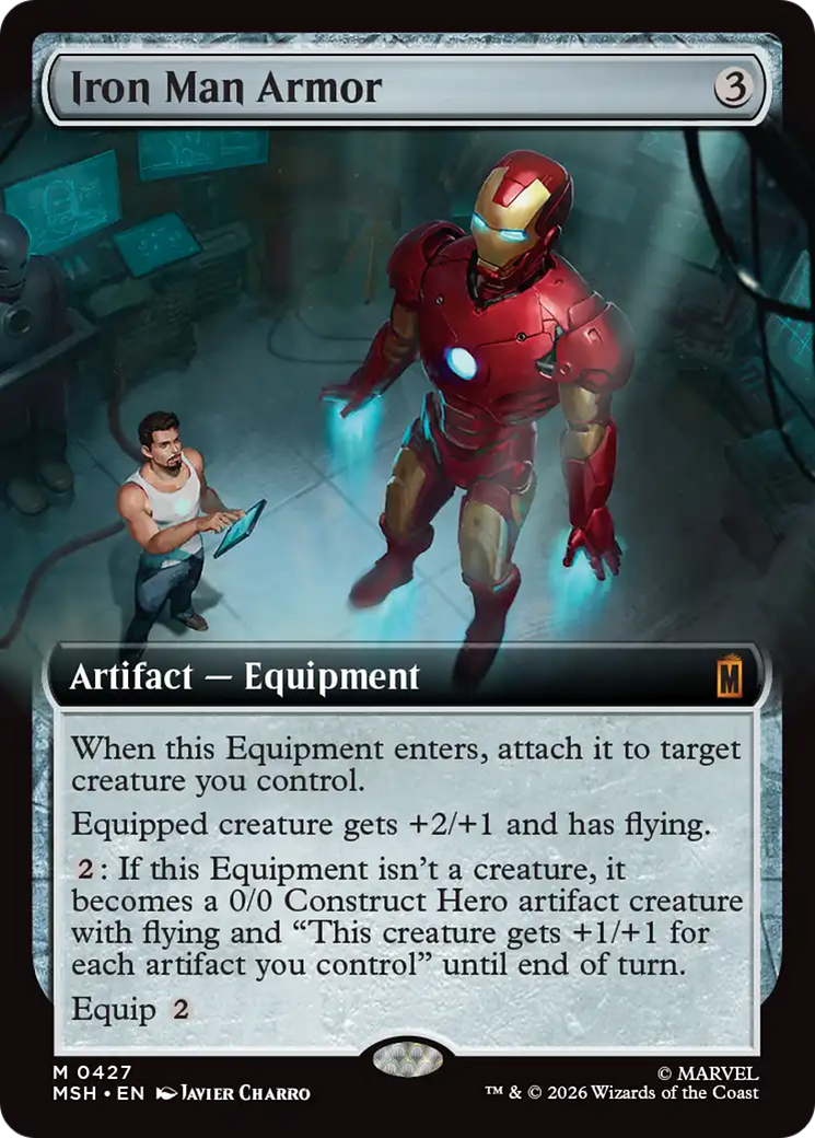 Iron Man Armor - Mythic Artifact — Equipment card from Marvel Super Heroes