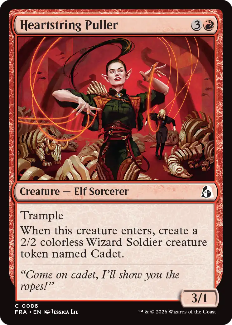 Heartstring Puller - Common Creature — Elf Sorcerer card from Reality Fracture