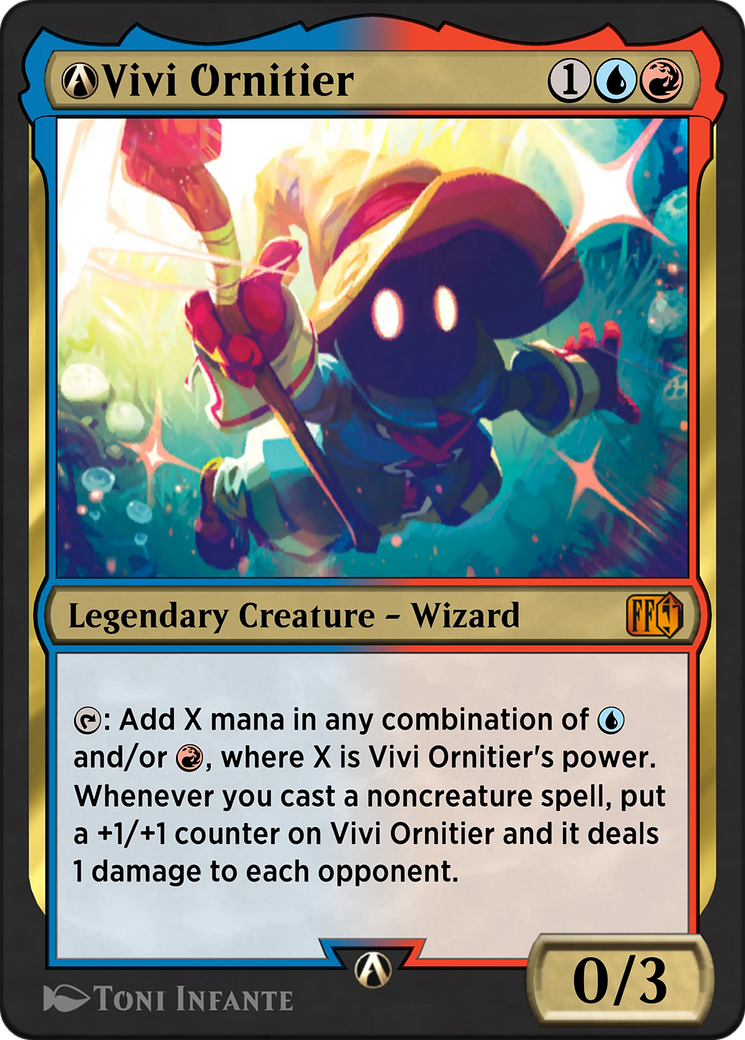 A-Vivi Ornitier - Mythic Legendary Creature — Wizard card from Final Fantasy