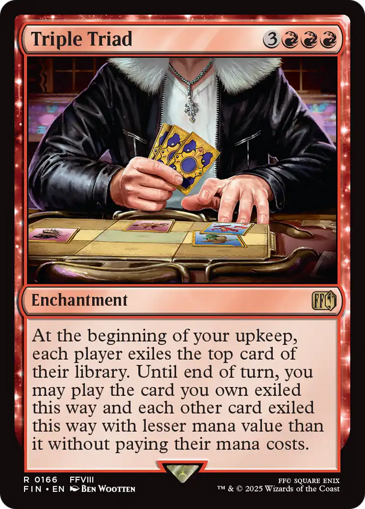 Triple Triad - Rare Enchantment card from Final Fantasy
