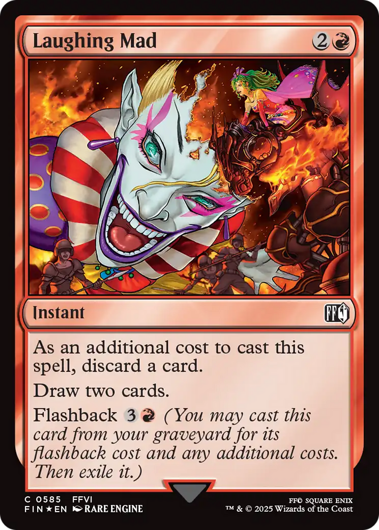Laughing Mad - Common Instant card from Final Fantasy