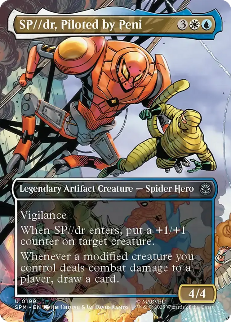 SP//dr, Piloted by Peni - Uncommon Legendary Artifact Creature — Spider Hero card from Marvel's Spider-Man