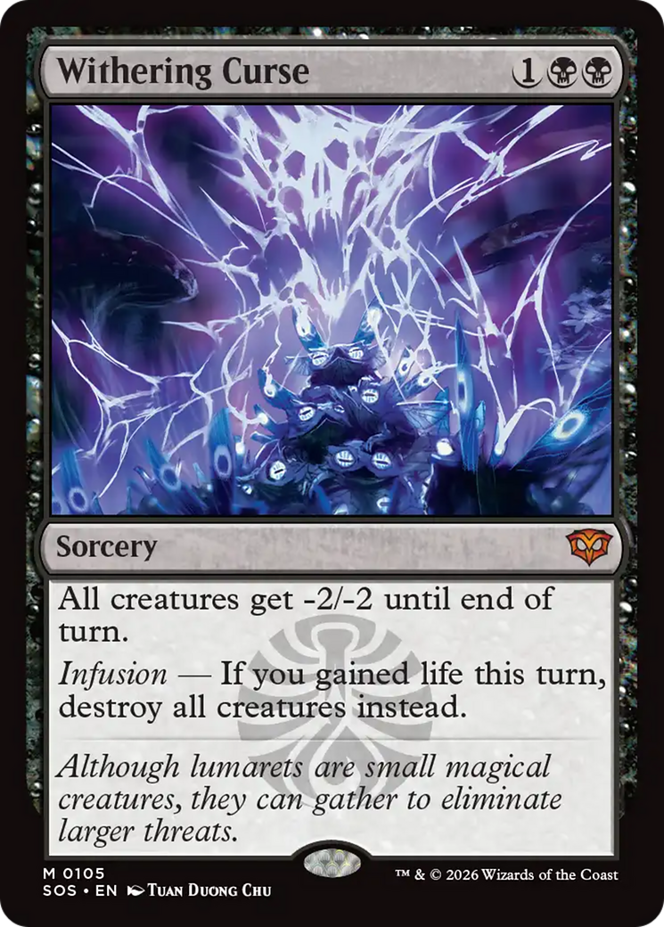 Withering Curse - Mythic Sorcery card from Secrets of Strixhaven