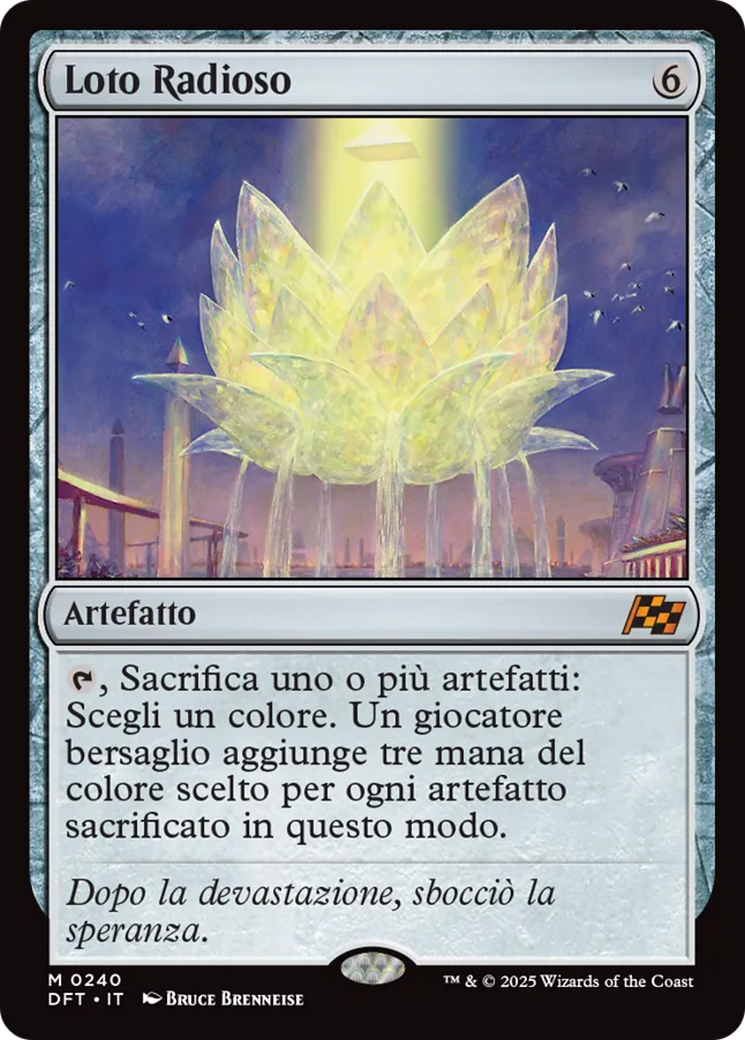Radiant Lotus - Mythic Artifact card from Aetherdrift