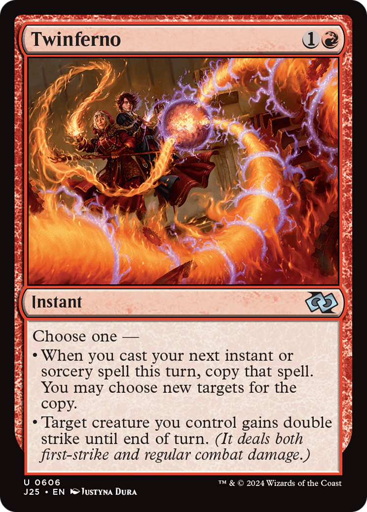 Twinferno - Uncommon Instant card from Foundations Jumpstart