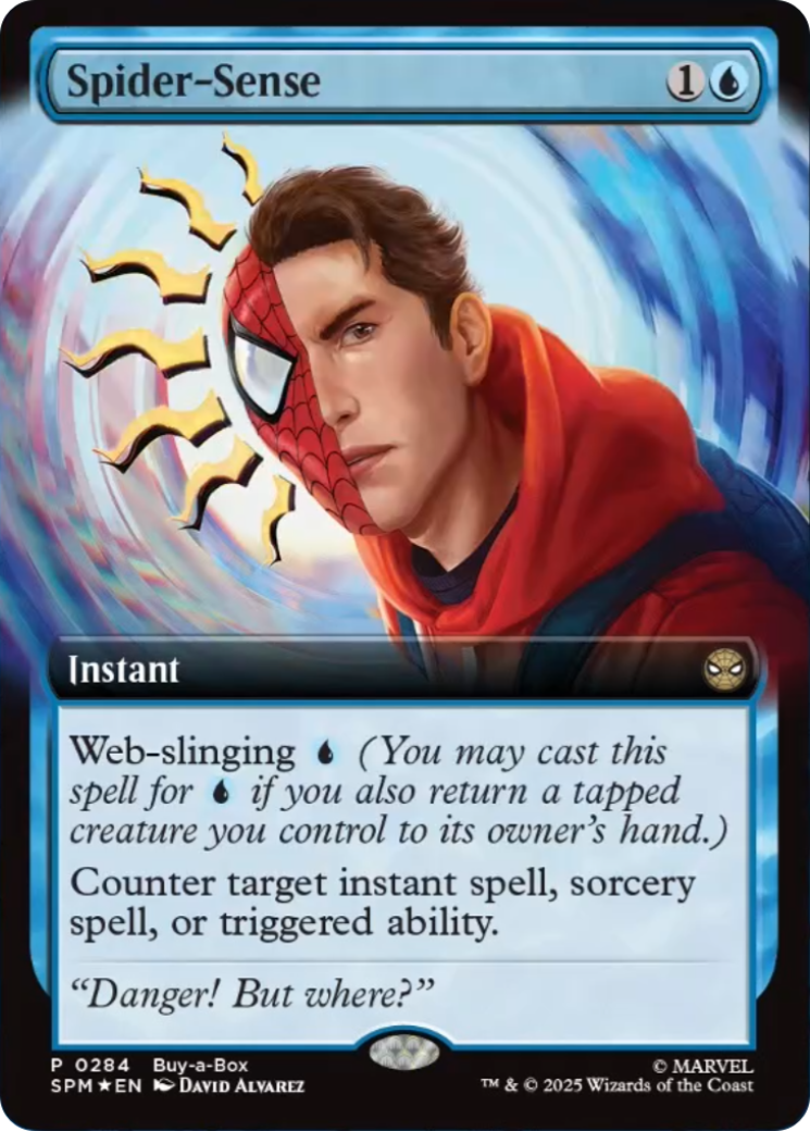 Spider-Sense - Rare Instant card from Marvel's Spider-Man