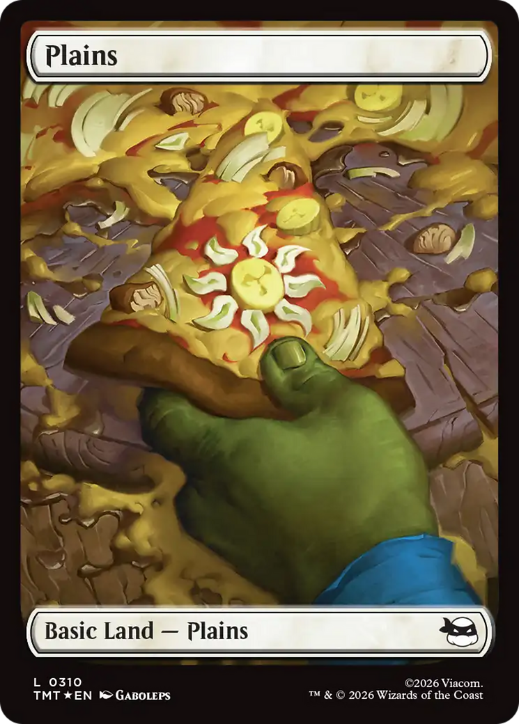 Plains - Common Basic Land — Plains card from Teenage Mutant Ninja Turtles