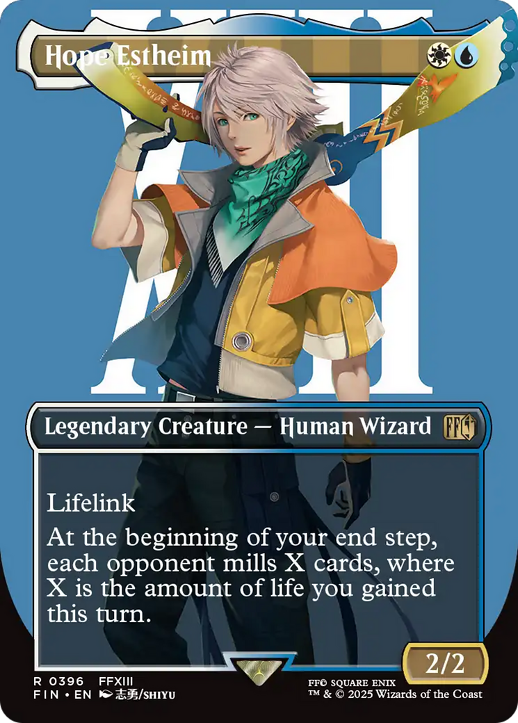 Hope Estheim - Rare Legendary Creature — Human Wizard card from Final Fantasy