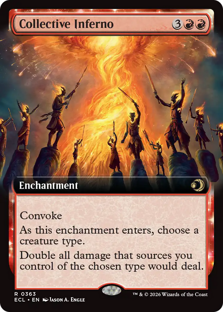 Collective Inferno - Rare Enchantment card from Lorwyn Eclipsed