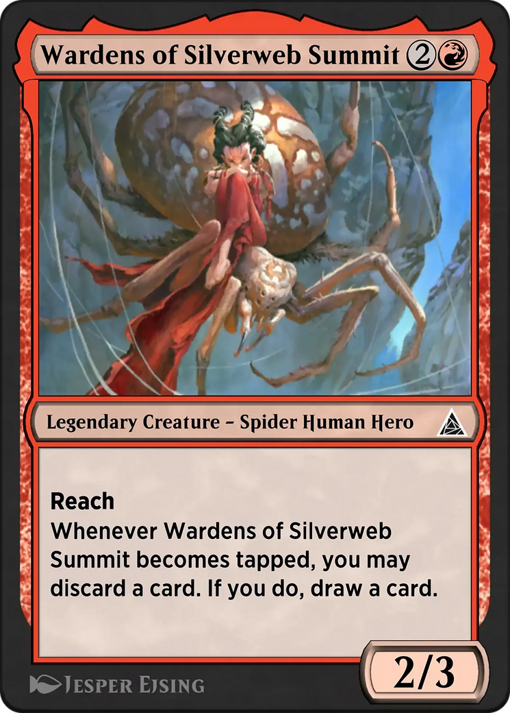 Spider-Gwen, Free Spirit - Common Legendary Creature — Spider Human Hero card from Through the Omenpaths