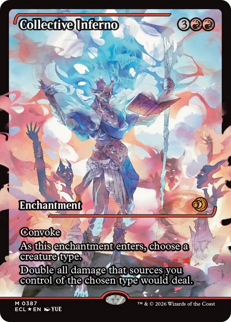 Collective Inferno - Mythic Enchantment card from Lorwyn Eclipsed