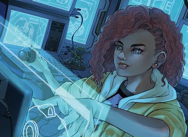 April O'Neil, Hacktivist