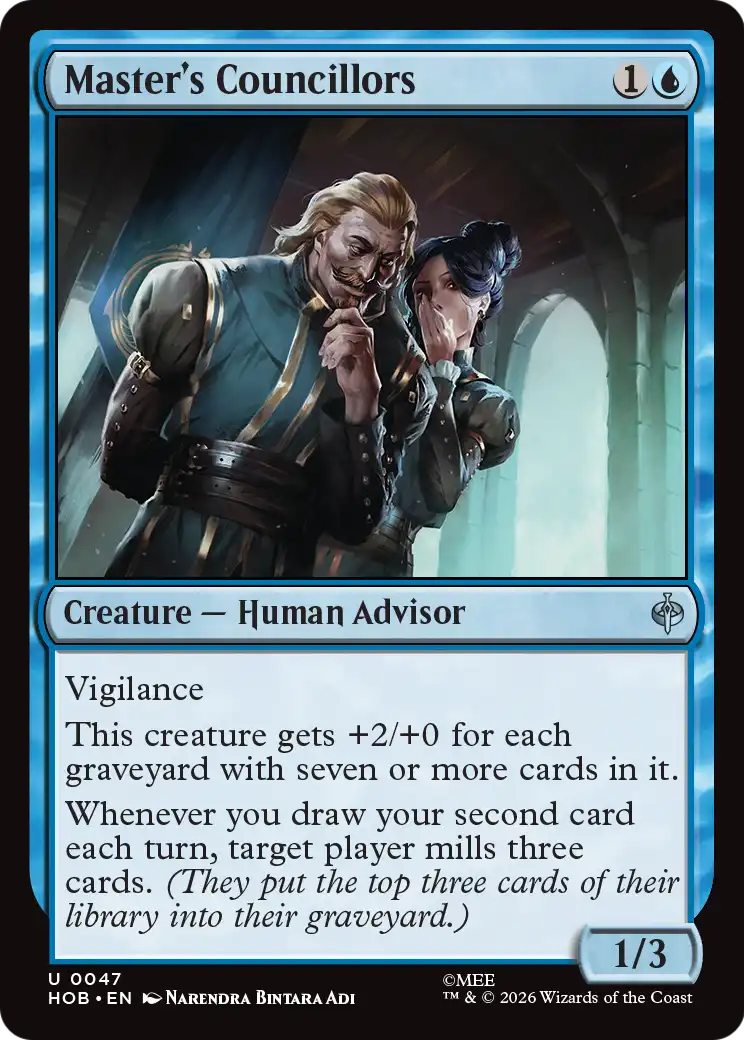 Master's Councillors - Uncommon Creature — Human Advisor card from The Hobbit
