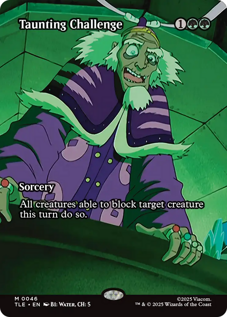 Taunting Challenge - Mythic Sorcery card from Avatar: The Last Airbender Eternal